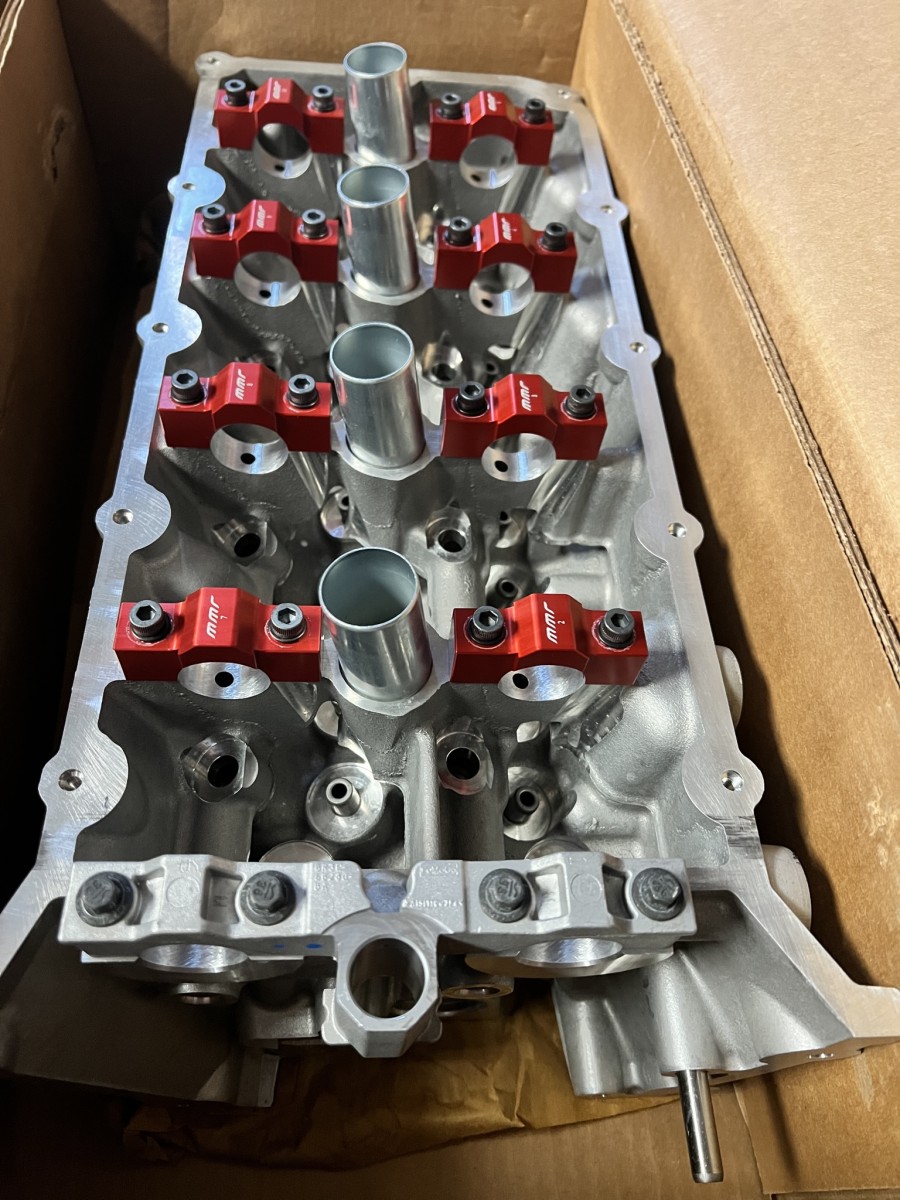 Slawko Race Ported Gen1 Coyote Cylinder Heads w/Manley Components, MMR