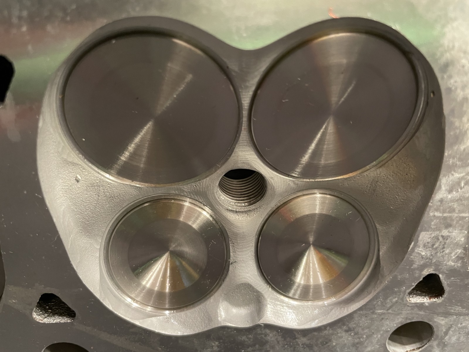 Slawko Race Ported Gen1 Coyote Cylinder Heads w/Manley Components, MMR